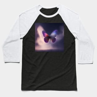 DETAILED DESIGN OF BUTTERFLIES IN MULTICOLORED MIST Baseball T-Shirt